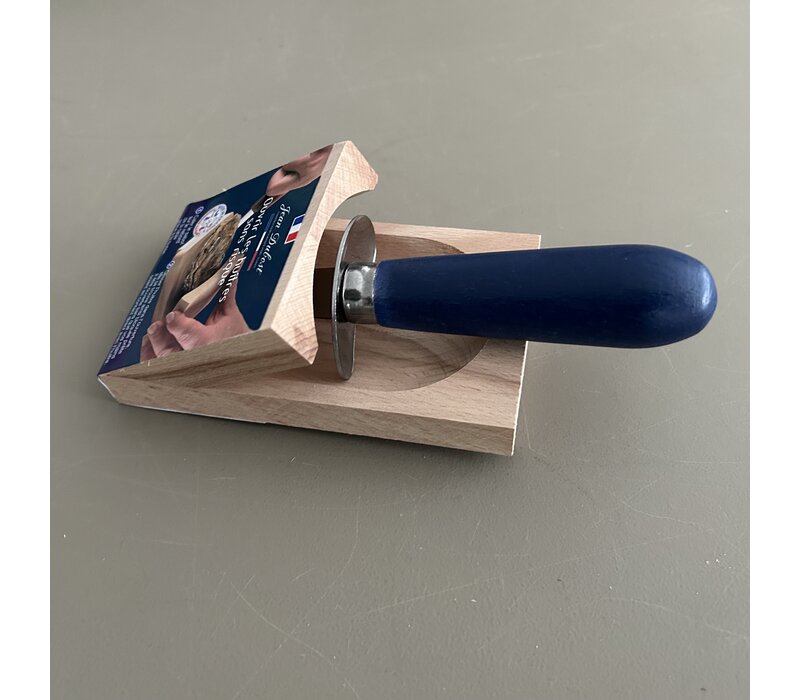 French Classics Oyster Holder & Oyster Knife Blue