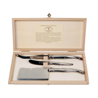 Laguiole Premium 3 Cheese Knives Stainless Steel