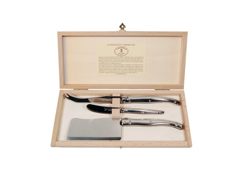 Laguiole Laguiole Premium 3 Cheese Knives Stainless Steel