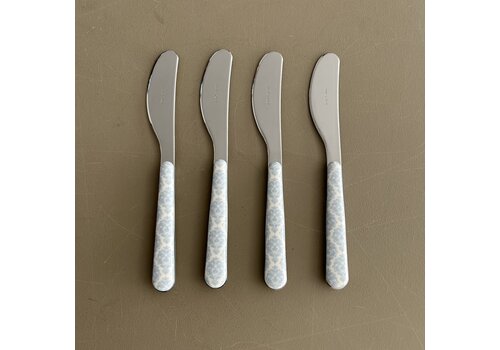 Kom Amsterdam 4 Butter Knives Light Blue