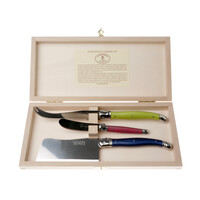 Laguiole Premium 3 Cheese Knives Provence