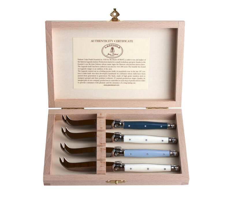 Laguiole Premium 4 Cheese Knives Nordic