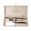 Laguiole Laguiole Premium 3 Cheese Knives Linen