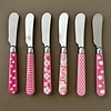 Kom Amsterdam Multi Colour 6 Butter Knives Mix Pink