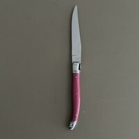 Laguiole Exclusive 6 Steakmesser Fuchsie