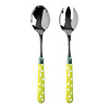 Multi Colour Multi Colour Salatbesteck Herzen Gelb