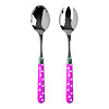 Multi Colour Slacouvert Hartjes Roze