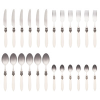 Murano 24-piece Dinner Cutlery Matte Ivory in Box