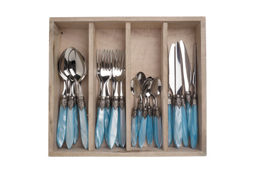Murano Murano Dinner Set – For 6 People – Turquoise