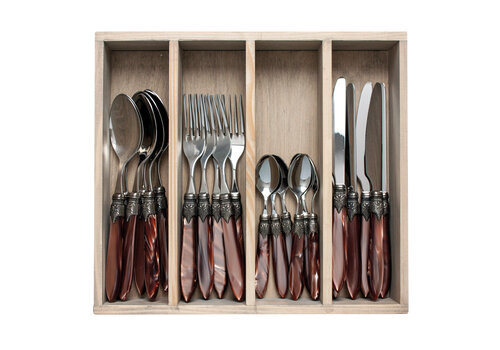 Murano Murano Dinercouvert – Voor 6 Personen– Bruin