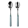 Multi Colour Salad Servers Damasco Grey