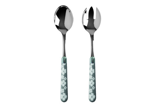 Multi Colour Multi Colour Salad Servers Jasmine Gray