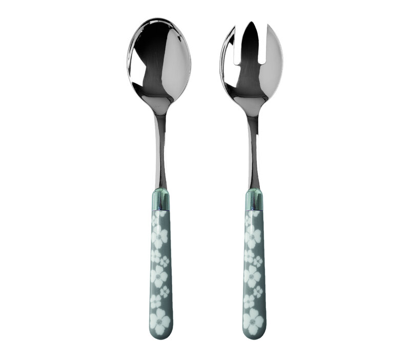 Multi Colour Salad Servers Jasmine Gray