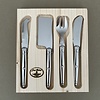 Laguiole Laguiole Classic 4-piece Cheese Cutlery Small Stainless Steel