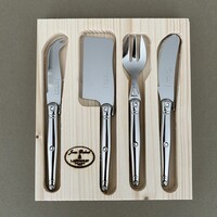 Laguiole Classic 4-piece Cheese Cutlery Small Stainless Steel