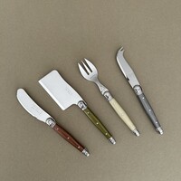 Laguiole Classic 4-delig Kaasbestek Klein Mineral