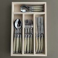 Laguiole Classic Cutlery set 24-piece Natural