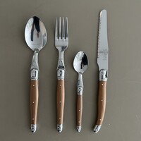 Laguiole Classic Cutlery set 24-piece Brass