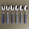 Kom Amsterdam 6 Small Spoons 'Provence Mix' Blue