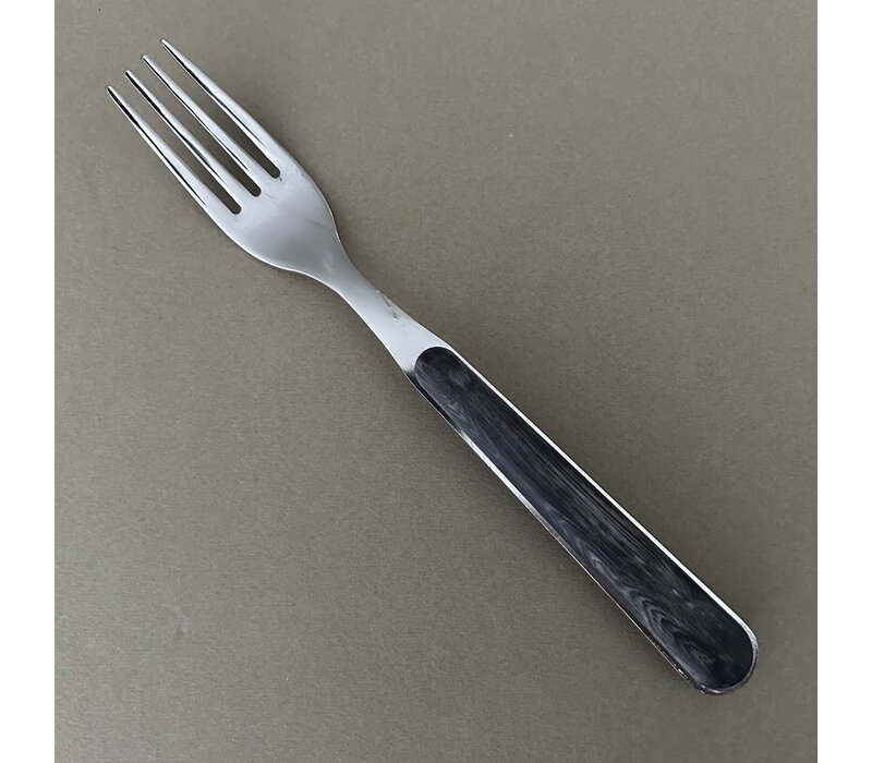 Wood Style 18-piece Breakfast Cutlery “Ebony” in Wooden Box