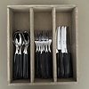 Wood Style 18-piece Breakfast Cutlery “Ebony” in Wooden Box