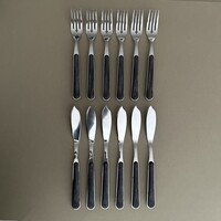 Wood Style 12-piece Fish Cutlery “Ebony”