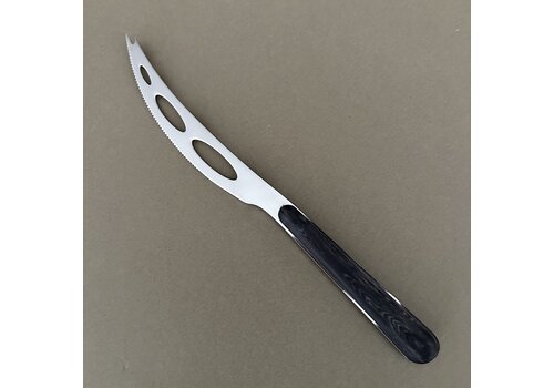 Wood Style Cheese Knife for Semi-Soft Cheese "Ebony"