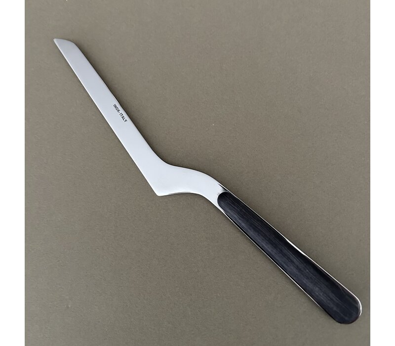 Wood Style Cheese Knife for Soft Cheese "Ebony"