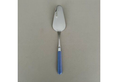 BF50 Couvert à la Carte Taartschep  ruit blauw