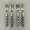 Kom Amsterdam Multi Colour 4 Cake Forks Grey