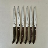 Laguiole Premium 6 Steak knives Wenge Wood