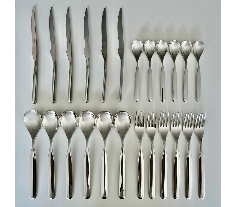 BF2031 Ménagère 24 pièces Bugatti en acier inoxydable dans un coffret