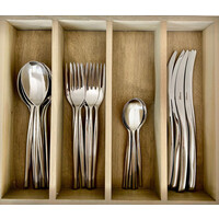 Ménagère 24 pièces Bugatti en acier inoxydable dans un coffret BF2034