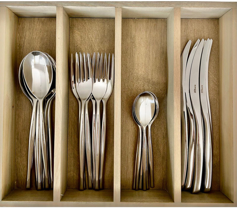 BF2034 24-piece cutlery set Bugatti stainless steel in box