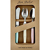 Laguiole Laguiole 3-Piece Children's Cutlery - Pastel Colors, Perfect for Toddlers and Young Children, High Quality Stainless Steel, Dishwasher Safe