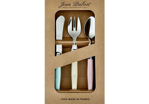 Laguiole Laguiole 3-piece Children's cutlery Pastel