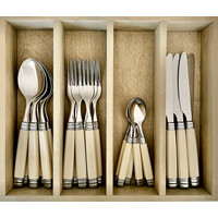 Retro Cutlery Set 24-piece Ivory