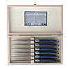 Laguiole Laguiole 6 Classic Steakmesser Blau in Holzbox