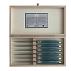 Laguiole Laguiole Exclusive 6 Steakmesser Petrol