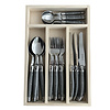 Laguiole Laguiole Classic Besteckset 24-teilig Silber Grau