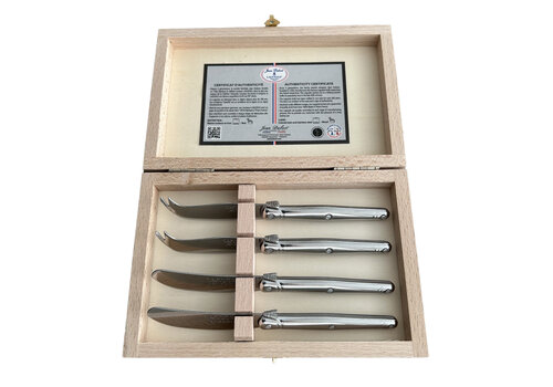 Laguiole Laguiole Premium 2 Tartineurs & 2 Fromagettes Acier Inox