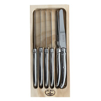 Laguiole Classic 6 Tafelmessen Staal