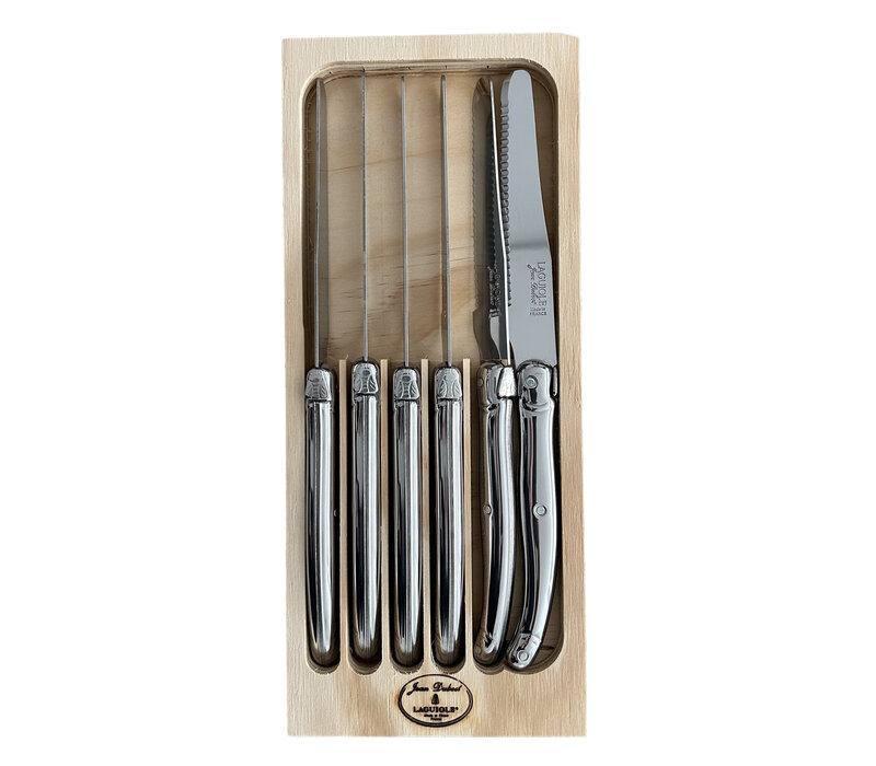 Laguiole Classic 6 Tafelmesser Stahl
