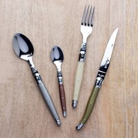 Laguiole Exclusive Cutlery set 24-piece Mineral