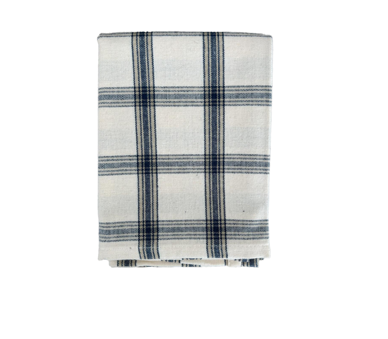 Lot de 2 torchons 50x70 cm Normande bleu