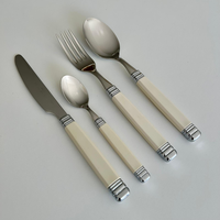 Retro-Besteckset 24-teilig Elfenbein