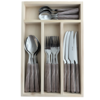 Marmer Bestekset 24-delig Beige