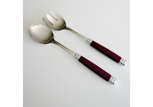 Retro Retro Salad Servers 'Rust Brown'