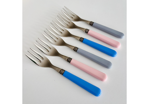 Manoir Manoir 6 Cake Forks Pastel Mix