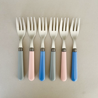 Manoir 6 Cake Forks Pastel Mix